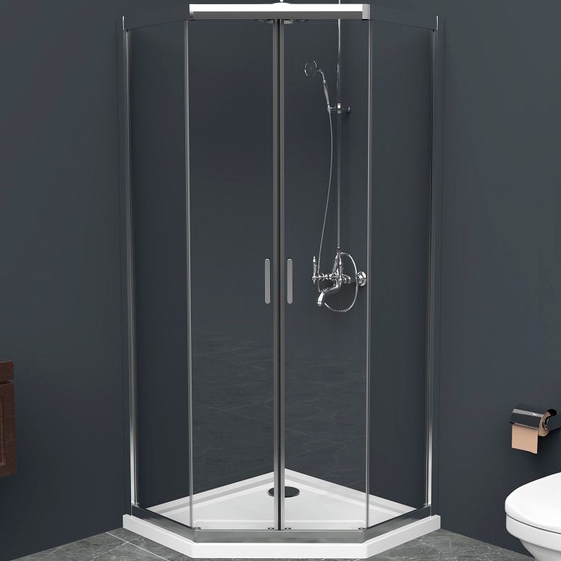 Душевой уголок BelBagno Uno 90х90 UNO-195-P-2-90-C-Cr