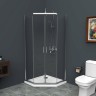 Душевой уголок BelBagno Uno 90х90 UNO-195-P-2-90-C-Cr