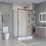 Душевой уголок BelBagno Marino 2 110x90 MARINO-2-AH-1-110/90-C-GM
