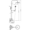 Душевая система BelBagno Ancona ANCONA-VSCM-CRM