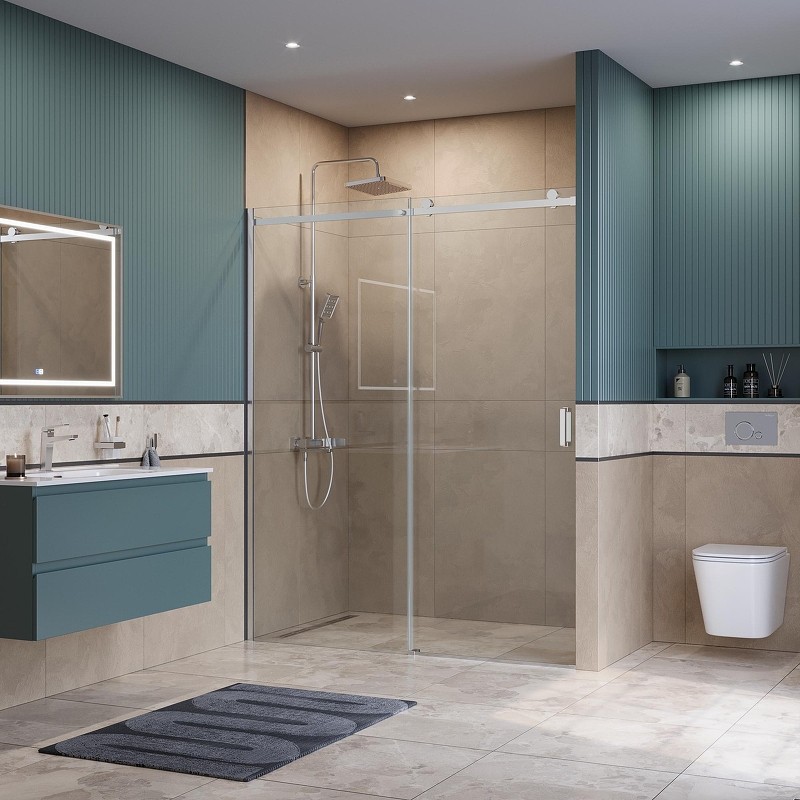 Душевая дверь BelBagno Soft Close-2 160 SOFT_CLOSE-2-BF-1-160-C-Cr