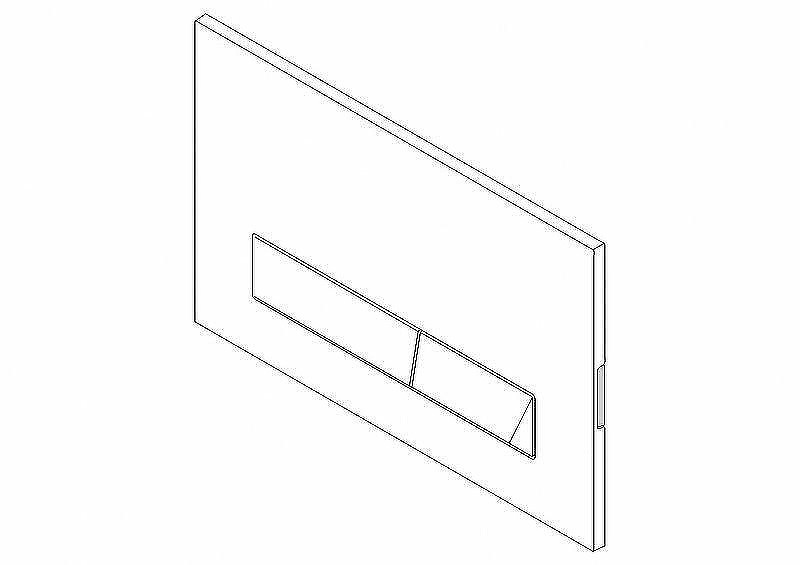 Клавиша смыва BelBagno Marmi BB010-MR-CHROME