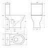 Унитаз-компакт BelBagno Lounge BB045CPR/SC