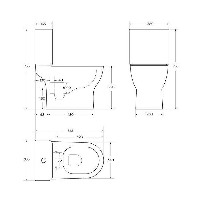 Унитаз-компакт BelBagno Steam BB130CPR/SC
