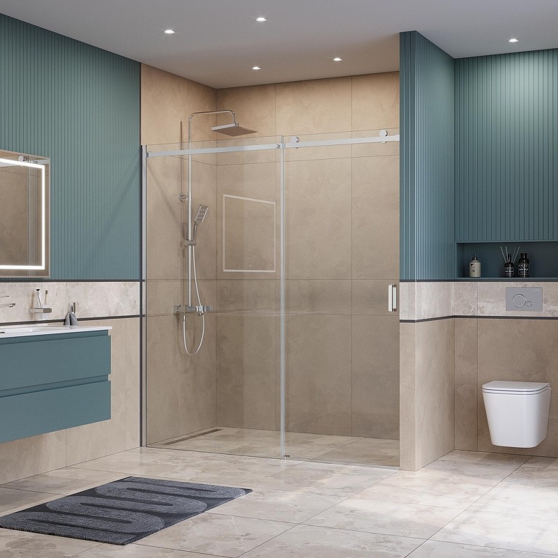 Душевая дверь BelBagno Soft Close-2 180 SOFT_CLOSE-2-BF-1-180-C-Cr