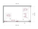 Душевой уголок BelBagno Soft Close-1 140x80 SOFT_CLOSE-1-AH-1-140/80-C-Cr