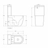 Унитаз-компакт BelBagno Sfera-R BB2141CPR