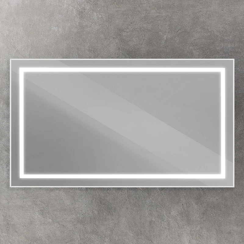 Зеркало BelBagno Kraft 140 SPC-KRAFT-1400-800-SENS-AL с подсветкой