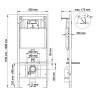 Комплект унитаза BelBagno Amanda BB051CHR+BB051SC с инсталляцией Berges Novum L5 040215
