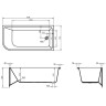 Акриловая ванна BelBagno 150x73 R BB712-1500-730-R