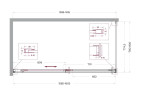 Душевой уголок BelBagno Soft Close-1 160x80 SOFT_CLOSE-1-AH-1-160/80-C-GM