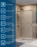 Душевой уголок BelBagno Soft Close-2 140x80 SOFT_CLOSE-2-AH-1-140/80-C-GM