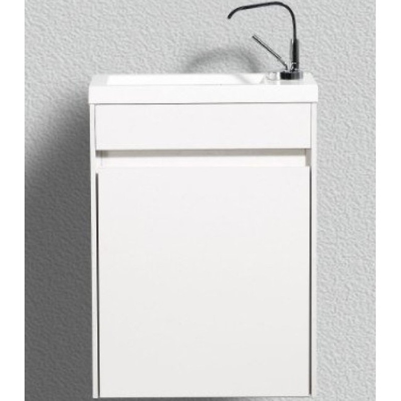 Тумба под раковину BelBagno Pietra Mini 46 PIETRA MINI-460-1A-SO-BL-L подвесная