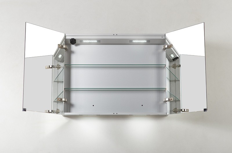 Зеркальный шкаф BelBagno 80 SPC-2A-DL-BL-800 с подсветкой