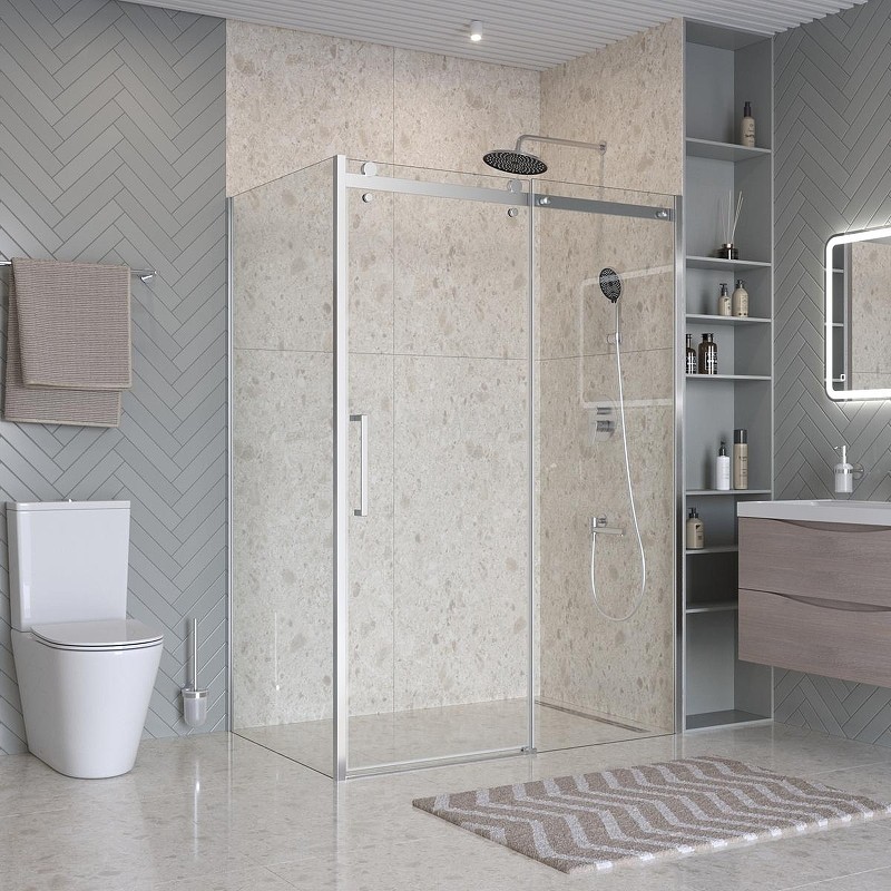 Душевой уголок BelBagno Marino 2 140x90 MARINO-2-AH-1-140/90-C-Cr