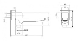 Излив для смесителя BelBagno Romano ROM-BCA-CRM