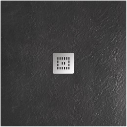 Душевой поддон из искусственного камня BelBagno Uno 90x90 TRAY-MR-UNO-A-90-35-NERO