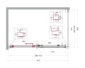 Душевой уголок BelBagno Marino 2 140x90 MARINO-2-AH-1-140/90-C-GM