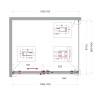 Душевой уголок BelBagno Soft Close-2 110x90 SOFT_CLOSE-2-AH-1-110/90-C-GM