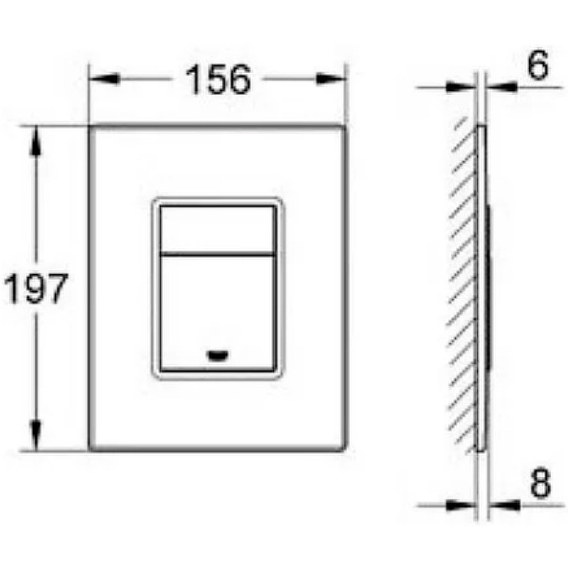 Комплект унитаза BelBagno Amanda BB051CHR+BB051SC с инсталляцией Grohe Rapid SL 38811KF0