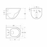 Унитаз BelBagno Amanda BB051CHR подвесной