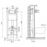 Комплект унитаза с инсталляцией BelBagno Onda BB066CHR/BB870SC/BB004-40 EXPERT/BB014-SR-BIANCO
