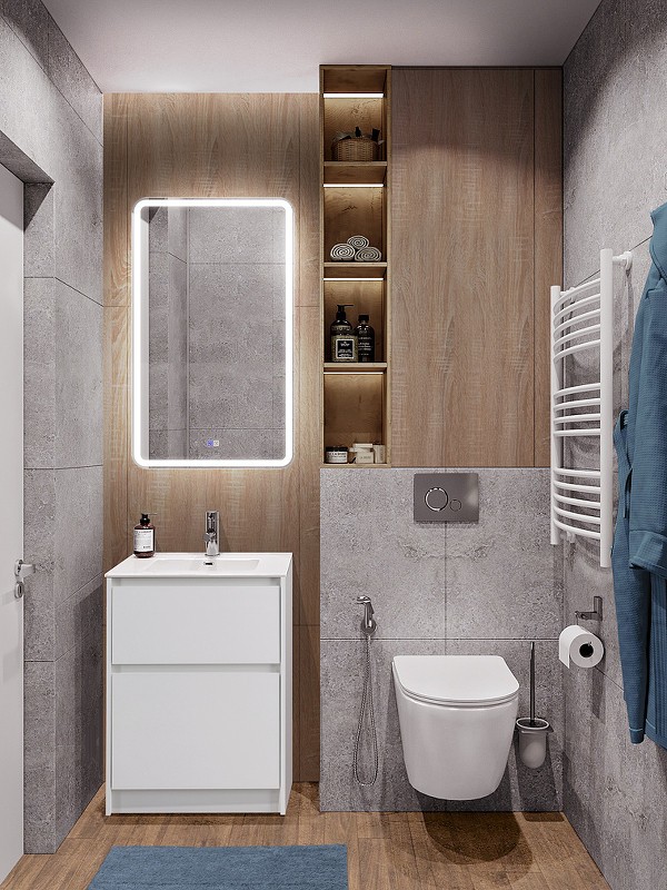 Тумба под раковину BelBagno Kraft 39 50 KRAFT39-500/390-2C-PIA-BO