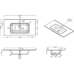 Раковина BelBagno BB900ETL