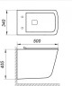 Унитаз BelBagno Marmi BB052CHR подвесной