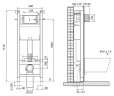 Инсталляция BelBagno BB004-40 EXPERT для подвесного унитаза