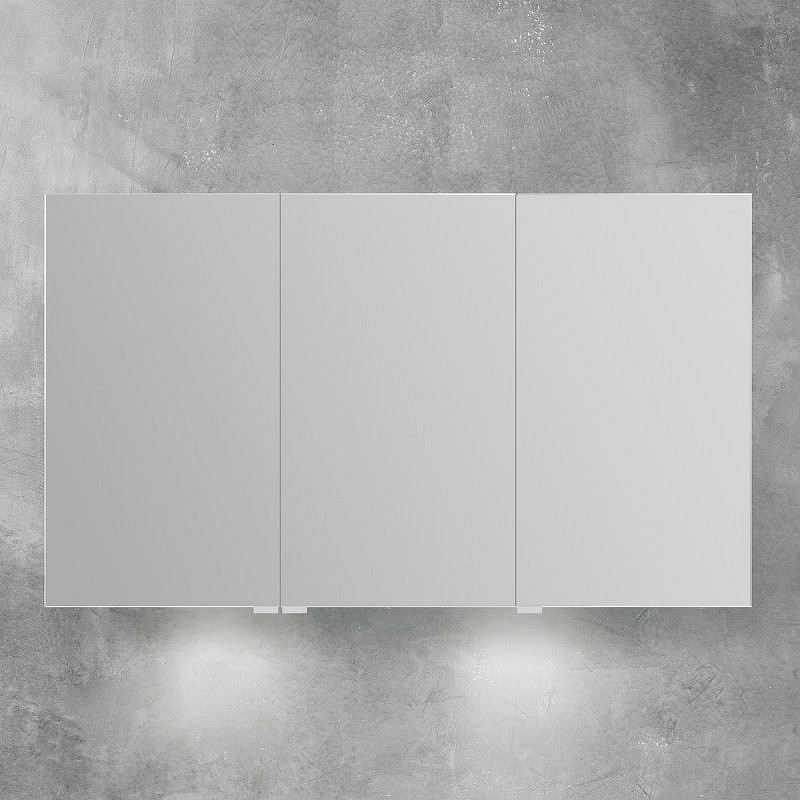 Зеркальный шкаф BelBagno 120 SPC-3A-DL-BL-1200 с подсветкой