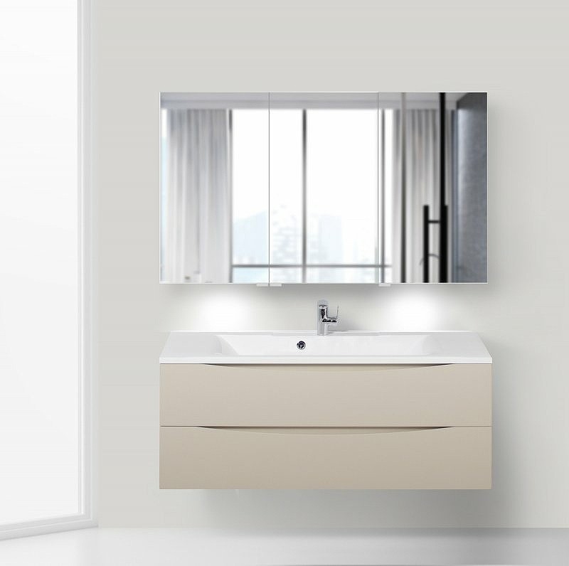 Зеркальный шкаф BelBagno 120 SPC-3A-DL-BL-1200 с подсветкой