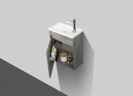 Тумба под раковину BelBagno Pietra Mini 40 PIETRA MINI-400-1A-SO-SCM-L подвесная