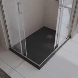 Душевой поддон из искусственного камня BelBagno Uno 120x80 TRAY-MR-UNO-AH-120/80-35-NERO