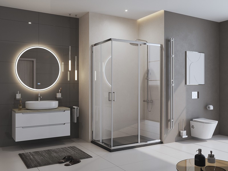Душевой поддон из искусственного камня BelBagno Uno 120x80 TRAY-MR-UNO-AH-120/80-35-NERO