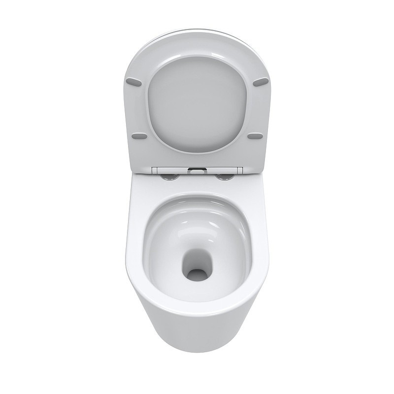Унитаз BelBagno Flay BB1003CB-TOR/SC приставной