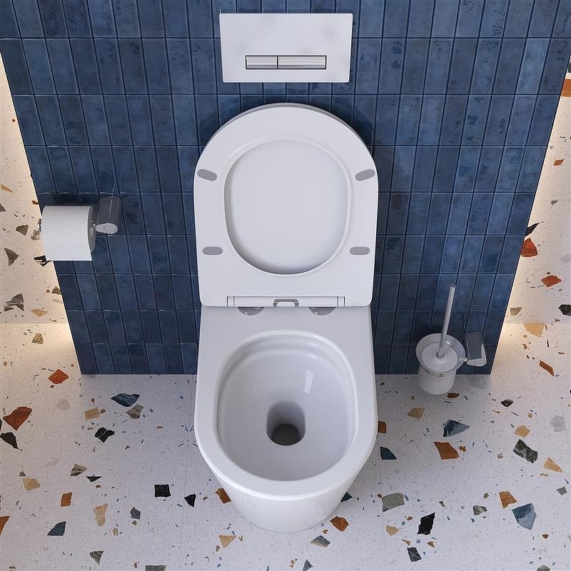 Унитаз BelBagno Flay BB1003CB-TOR/SC приставной