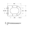 Унитаз BelBagno Flay BB1003CB-TOR/SC приставной