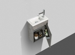 Тумба под раковину BelBagno Pietra Mini 40 PIETRA MINI-400-1A-SO-SCM-R подвесная