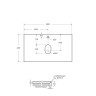 Столешница под раковину BelBagno 80 KEP-80-MCO