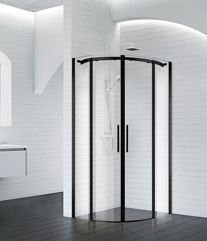 Душевой уголок BelBagno Acqua 90x90 ACQUA-R-2-90-C-NERO