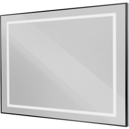 Зеркало BelBagno Kraft 100 SPC-KRAFT-1000-800-SENS-NERO с подсветкой