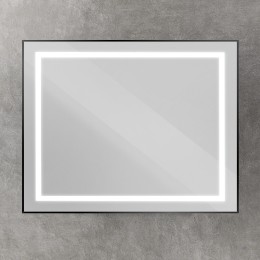 Зеркало BelBagno Kraft 100 SPC-KRAFT-1000-800-SENS-NERO с подсветкой