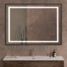Зеркало BelBagno Kraft 100 SPC-KRAFT-1000-800-SENS-NERO с подсветкой
