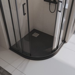 Душевой поддон из искусственного камня BelBagno Uno 90x90 TRAY-MR-UNO-R-90-550-35-NERO
