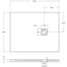 Душевой поддон из искусственного камня BelBagno Uno 100x80 TRAY-MR-UNO-AH-100/80-35-W-CR
