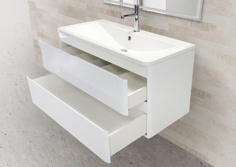 Тумба под раковину BelBagno ACQUA-900-2C-SO-BL подвесная