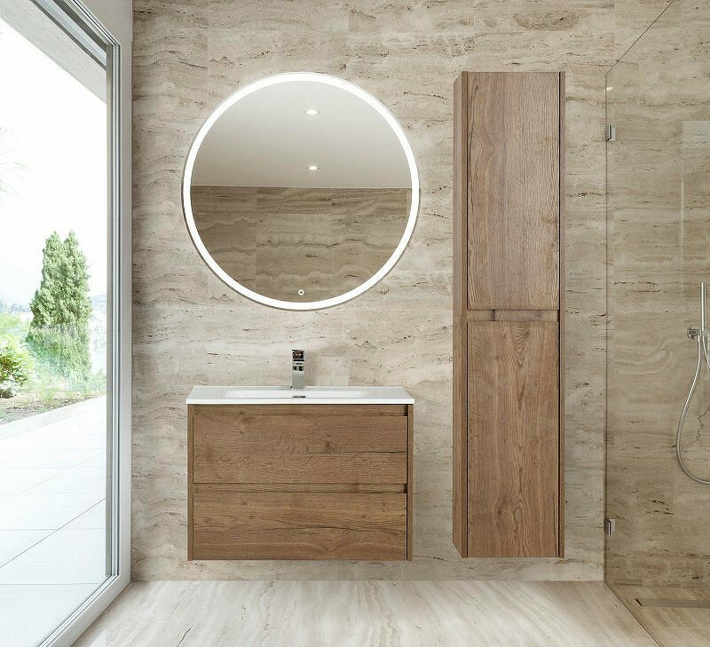 Шкаф пенал BelBagno Kraft 33 R KRAFT-1600-2A-SC-RT-R подвесной