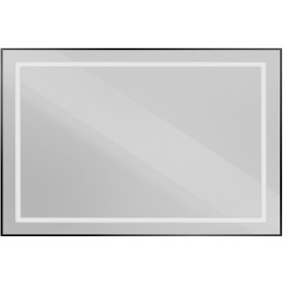 Зеркало BelBagno Kraft 120 SPC-KRAFT-1200-800-SENS-NERO с подсветкой