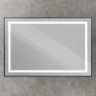 Зеркало BelBagno Kraft 120 SPC-KRAFT-1200-800-SENS-NERO с подсветкой